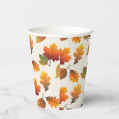 Thanksgiving Herfst / Najaar kleurrijk lederen pat Papieren Bekers (Rechts)