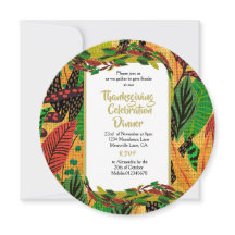 Thanksgiving Herfst najaar Uitnodiging