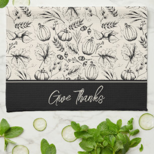 Thanksgiving Herfst Oogst Geef Bedankt Theedoek