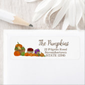 Thanksgiving herfst oogst waterverf label (Insitu)