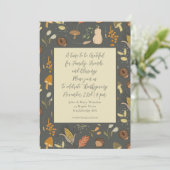 Thanksgiving herfst oogstdiner kaart (Staand voorkant)