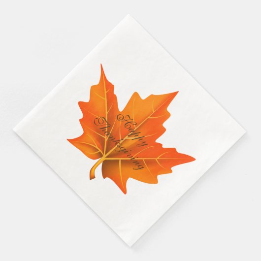 Thanksgiving herfst Papier Napkins Servet (Hoek)