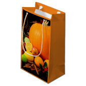 Thanksgiving herfst papiercadeaus klein cadeauzakje (Achterkant Gekanteld)
