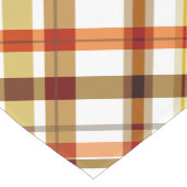 Thanksgiving Herfst Plaid Korte Tafelloper (Hoek)