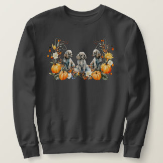 Thanksgiving Herfst Poedel Hond met Pompoenen ontw Trui