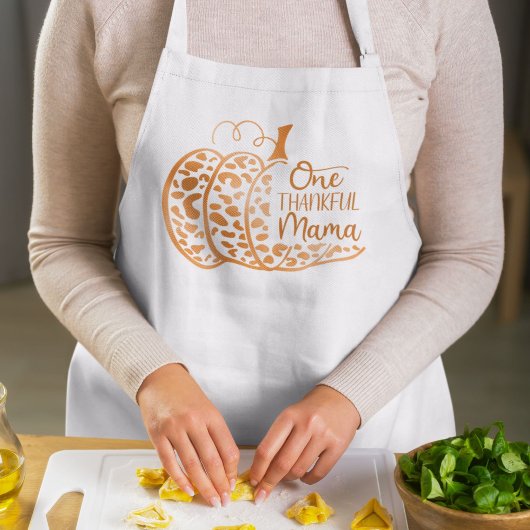 Thanksgiving Herfst pompoen mama Schort
