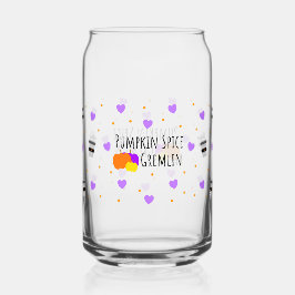 Thanksgiving Herfst Pompoen Spice Can Glass Wrap Blikvorm Glas