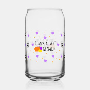Thanksgiving Herfst Pompoen Spice Can Glass Wrap Blikvorm Glas