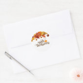 Thanksgiving Herfst Pompoen Stickers (Envelop)