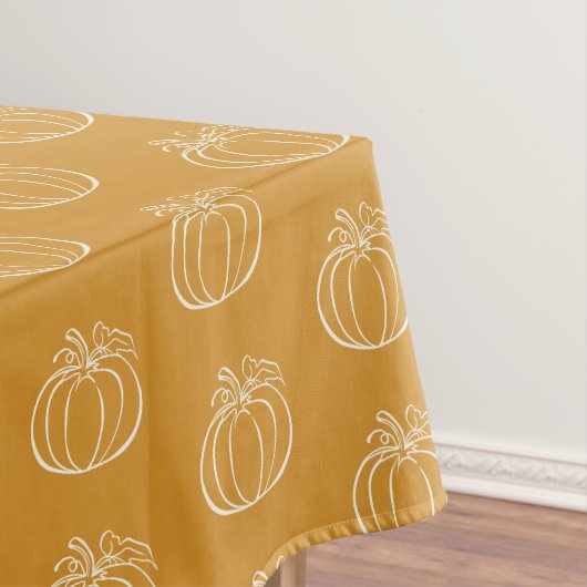 Thanksgiving Herfst Pumpkin Vine Autumn Tafelkleed (Voorbeeld)