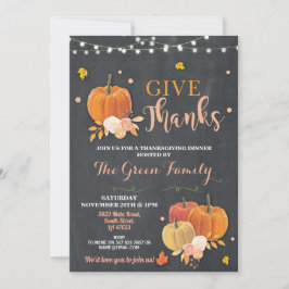 Thanksgiving Herfst Rustic Lights Kaart