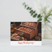 Thanksgiving Herfst Schilderij Briefkaart (Staand voorkant)