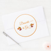Thanksgiving Herfst stickers (Envelop)