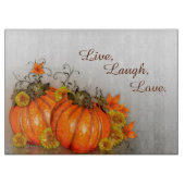 Thanksgiving Herfst thema glazen snijplank (Voorkant)