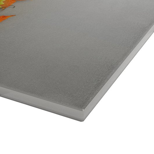 Thanksgiving Herfst thema glazen snijplank (Hoek)