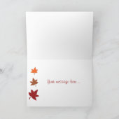 Thanksgiving Herfst Tree Kaart (Binnen)