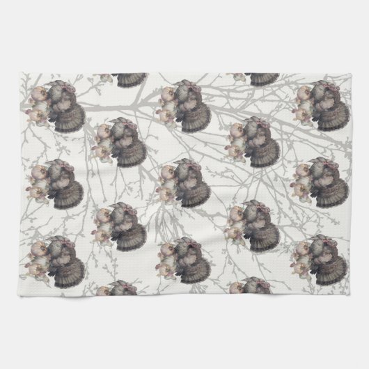 Thanksgiving Herfst Turkije Keukenhanddoeken (Horizontaal)