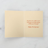 Thanksgiving Herfst vlucht Feestdagen Kaart (Binnen)