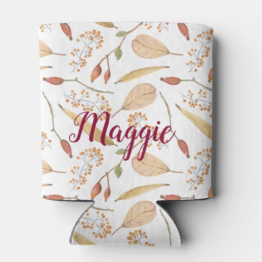 Thanksgiving Herfst Woodland Pattern Blikjeskoeler (Achterkant)