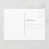 Thanksgiving Herfst Wreate Holiday Foto Aankondigingskaart (Achterkant)