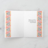 Thanksgiving herfstblad Kaart voor broer en vrouw (Binnen)