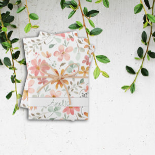 Thanksgiving Herfstbloem oranje patroonnaam Inpakpapier Vel