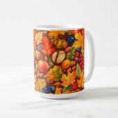 Thanksgiving herfstbosoogst koffiemok (Voorkant rechts)