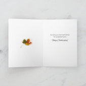 Thanksgiving herfstkleuren voor speciale oom feestdagen kaart (Binnen)