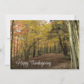 Thanksgiving herfstoliefamage Foto Feestdagenkaart (Voorkant)