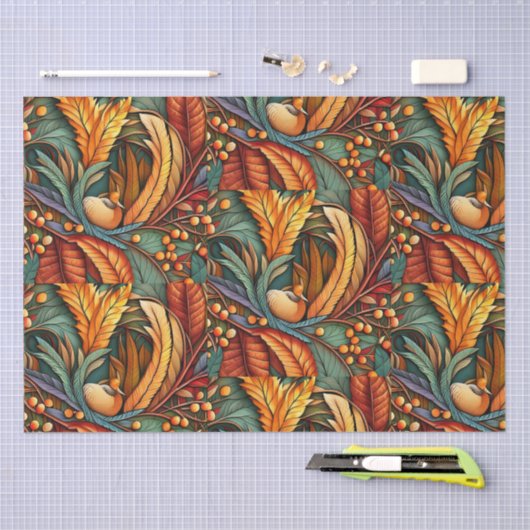 Thanksgiving Herfstontwerp Tissuepapier (Craft)