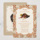 Thanksgiving herfstoogst Herfst gebladerte Kaart (Voorkant / Achterkant)