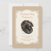 Thanksgiving herfstoogst Herfst gebladerte Kaart (Achterkant)