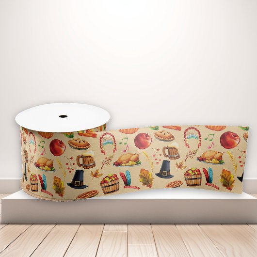 Thanksgiving herfstvakantie Turkije Satijnen Lint