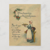 Thanksgiving-herinnering Feestdagenkaart (Voorkant)
