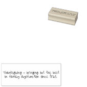 “Thanksgiving – het beste naar boven halend Rubberstempel (Gestempeld)