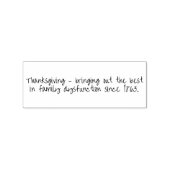 “Thanksgiving – het beste naar boven halend Rubberstempel (Afrduk)