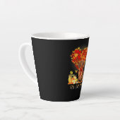Thanksgiving Het is Herfst Y'all Dachshund Latte Mok (Linkerhoek)