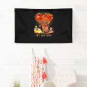 Thanksgiving Het is Herfst Y'all Dachshund Spandoek (Insitu)