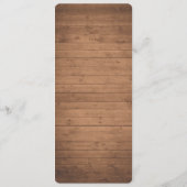 Thanksgiving het menu sjabloon van de Dinner Party (Achterkant)