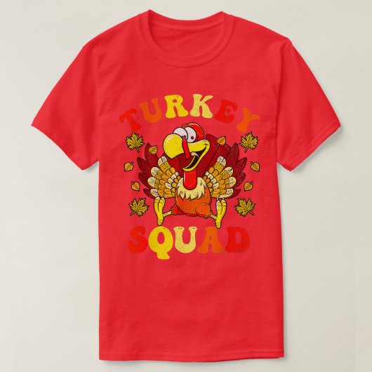 Thanksgiving hippie Mannen vrouwen op het Turkse p T-shirt (Design voorkant)