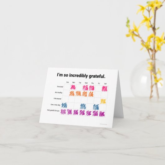 Thanksgiving — hittekaart kaart (Gele Bloem)