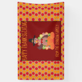 Thanksgiving Holiday - Familienaam Turkije Spandoek (Verticaal)