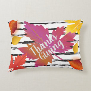 Thanksgiving Holiday Herfst Maple Leaves Brush dec Accent Kussen