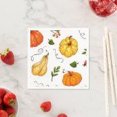Thanksgiving Holiday Herfst Pumpkin Modern Sinaasa Servet (Insitu)