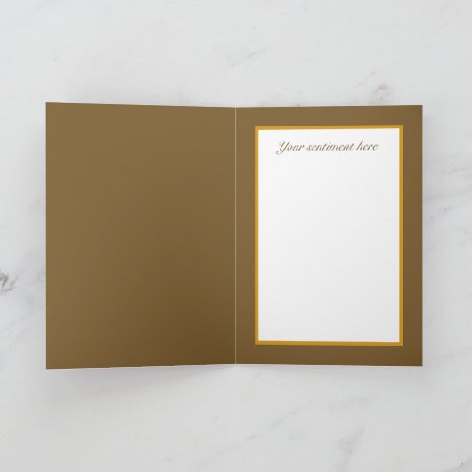  Thanksgiving Holiday kalkoen Feestdagen Kaart (Binnen)