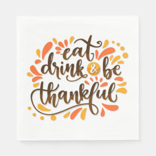 Thanksgiving Holiday Paper Napkins Servet