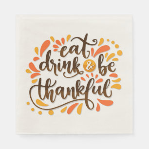 Thanksgiving Holiday Paper Napkins Servet