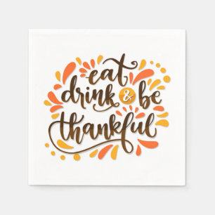 Thanksgiving Holiday Paper Napkins Servet