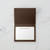  Thanksgiving Holiday turkey voegt sentiment toe Feestdagen Kaart (Binnen)