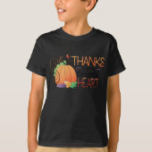 Thanksgiving Holiday woord art t-shirt (Voorkant)